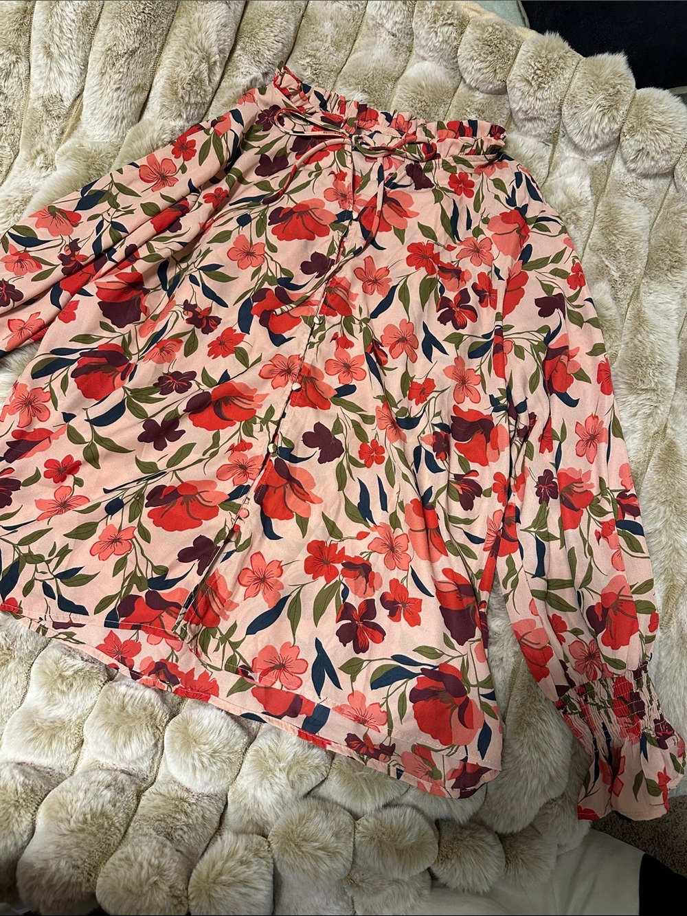 Floral blouse XXL